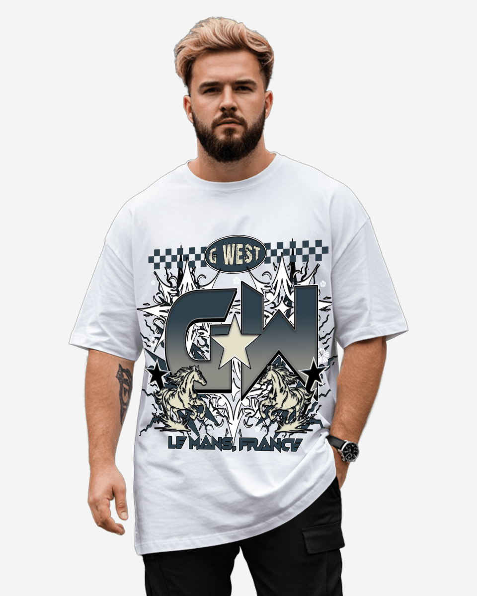 G West Le Mans France Oversized Tee