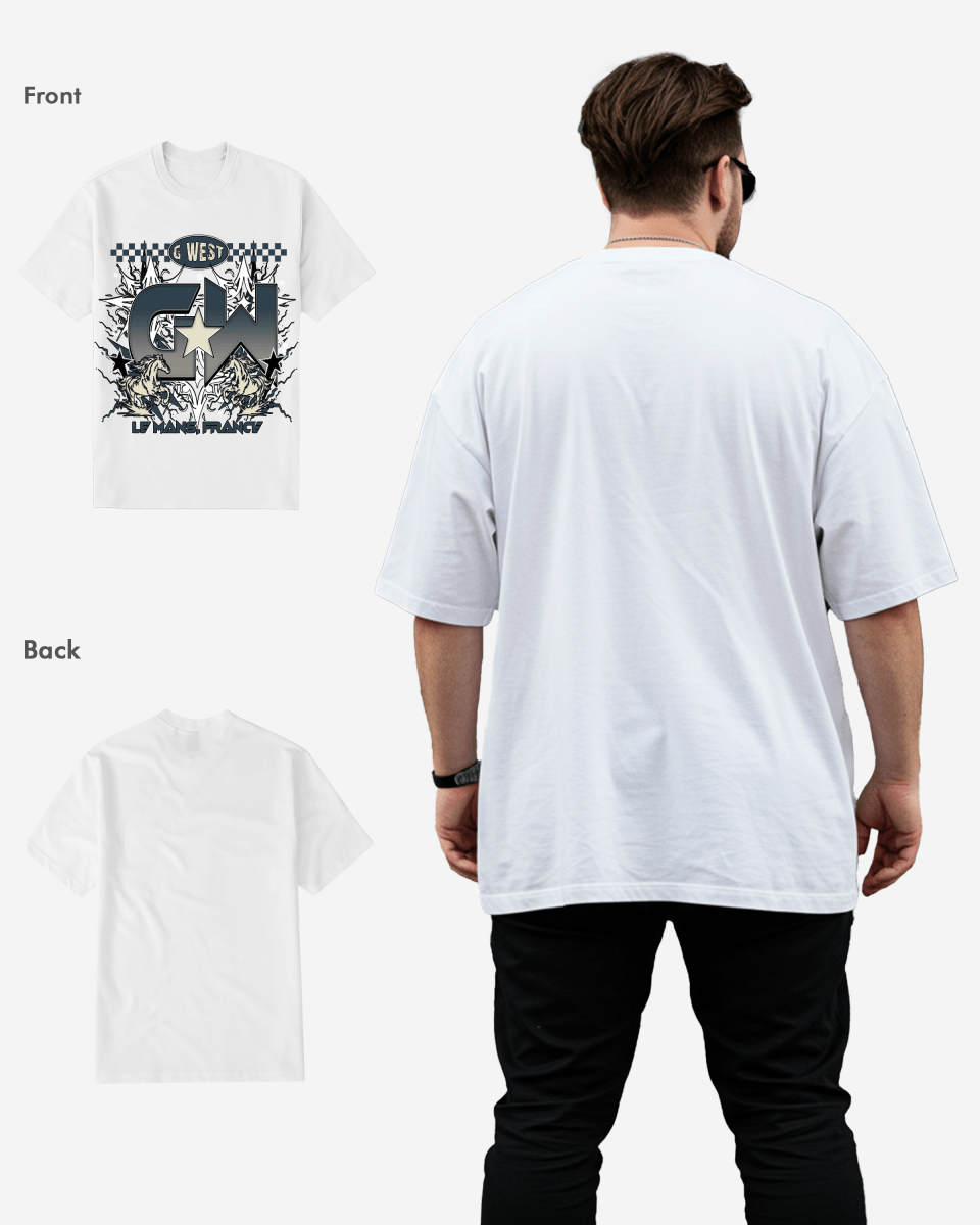 G West Le Mans France Oversized Tee