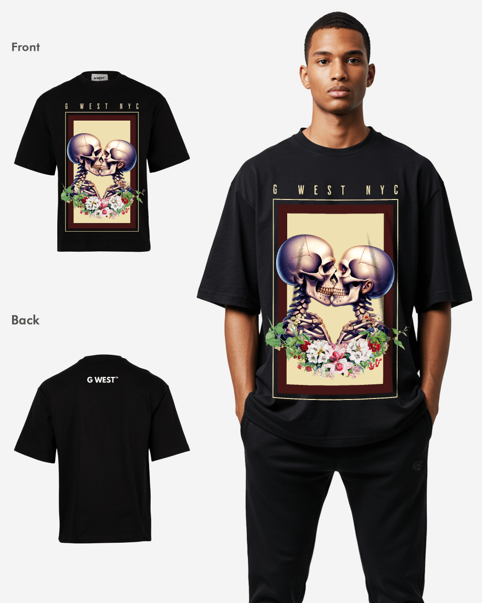 G-WEST LOVE BEYOND THE GRAVE OVERSIZED TEE