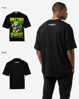 G-WEST MELTING AWAY OVERSIZED TEE