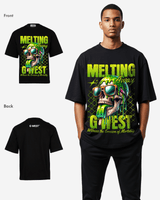 G-WEST MELTING AWAY OVERSIZED TEE