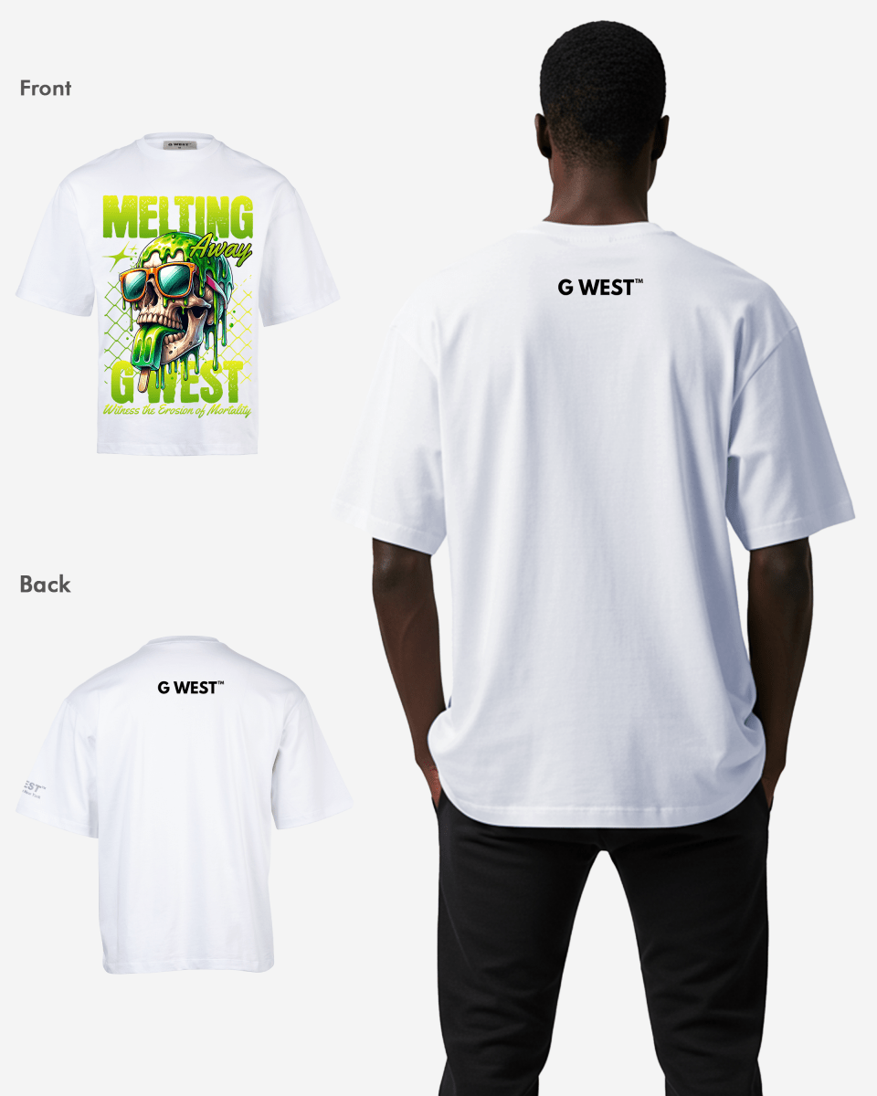 G-WEST MELTING AWAY OVERSIZED TEE