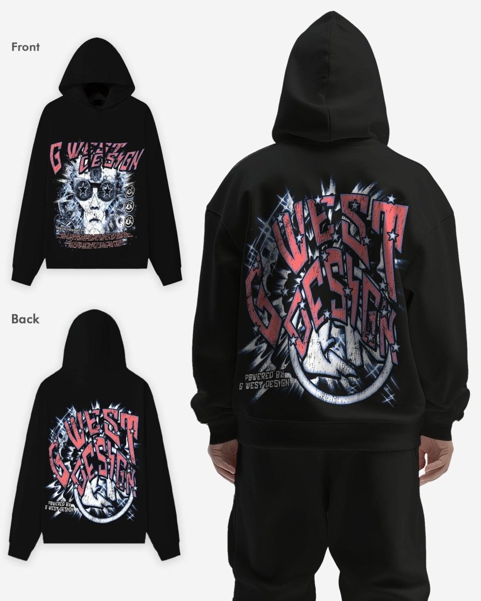 G West Mens Chasing Dreams Oversize Hoodie