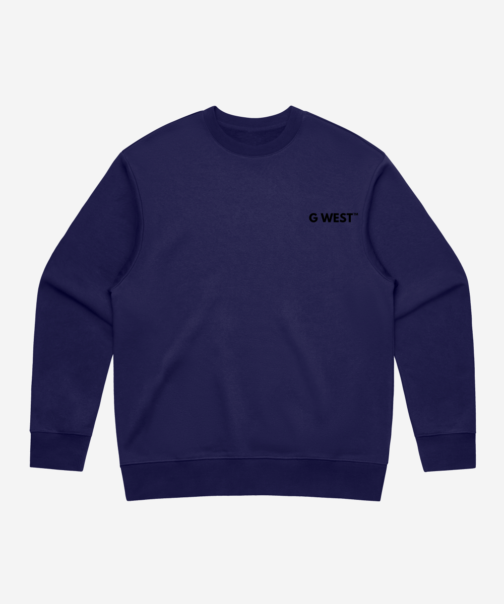 G West Mens Lifestyle Premium Crew Neck
