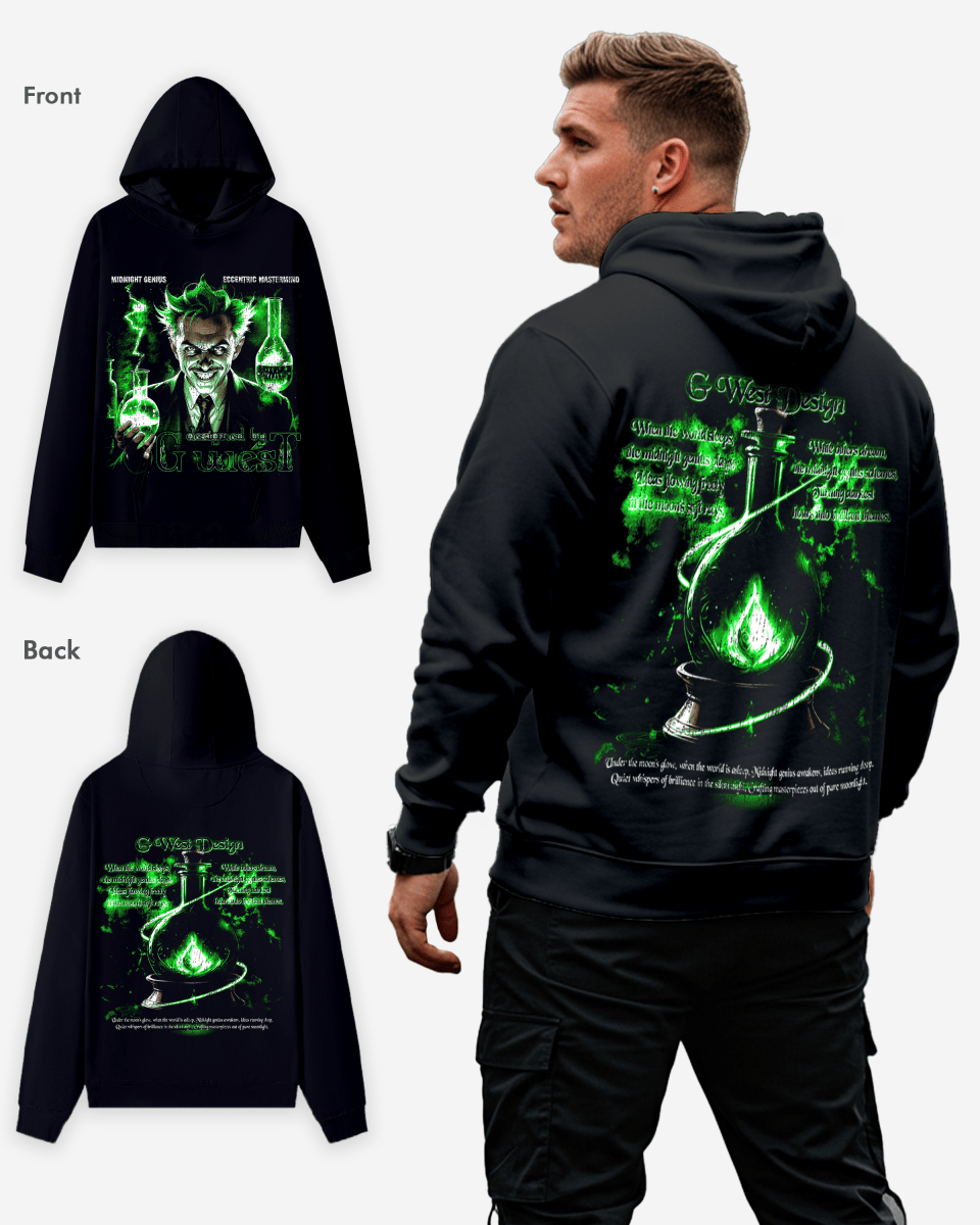 G WEST MIDNIGHT GENIUS HOODIE Big and Tall