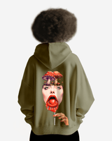G West Mushroom Lollipop Heavy Premium Hoodie