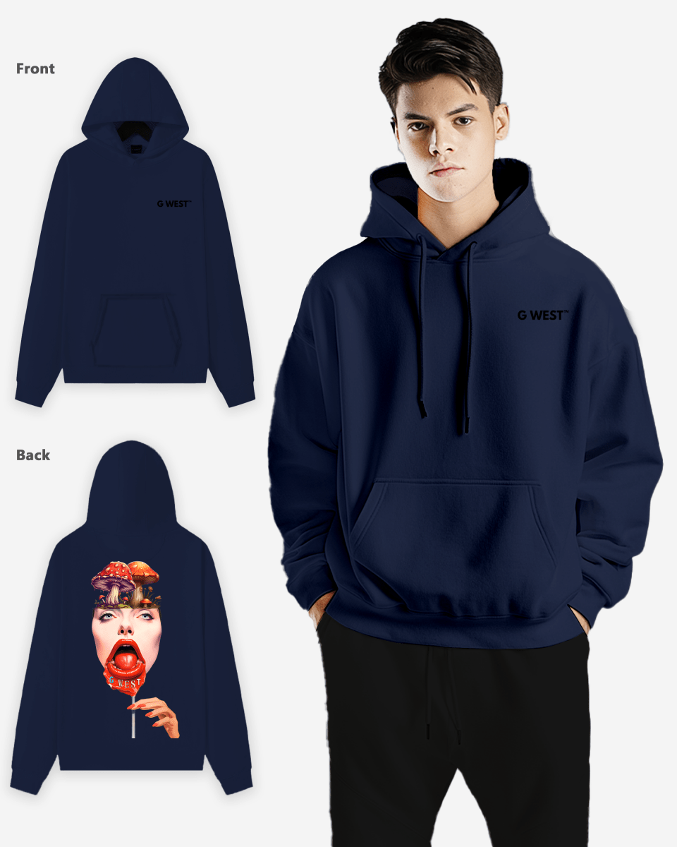 G West Mushroom Lollipop Heavy Premium Hoodie