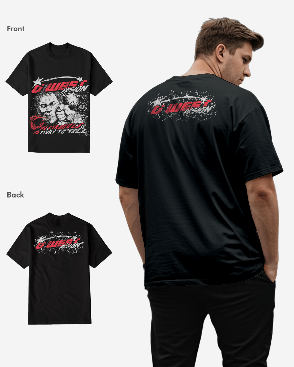 G West No Struggle No Story Tee Big and Tall
