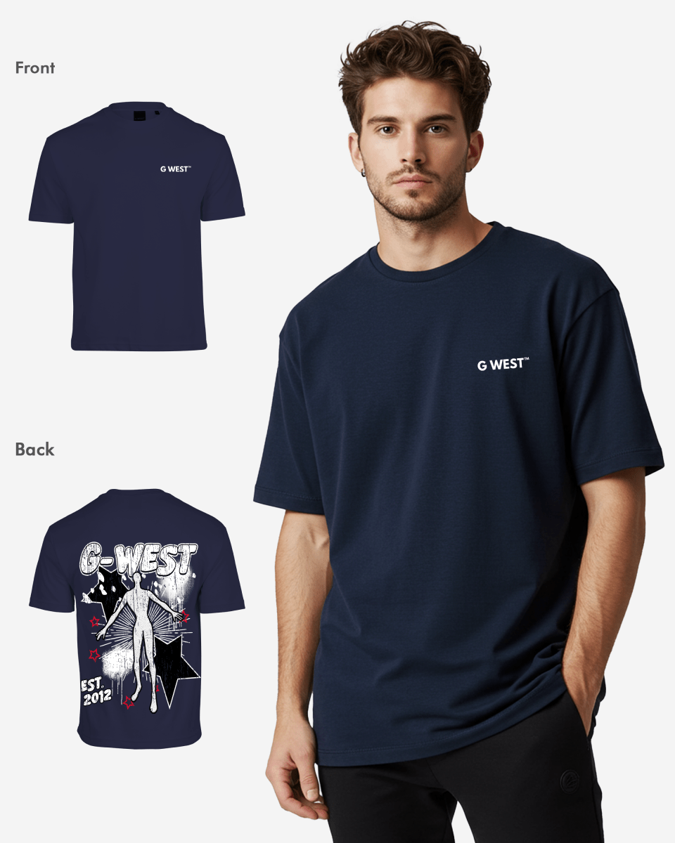 G West OLYMPIC Dazzling Dynamo Life Style Oversized Tee
