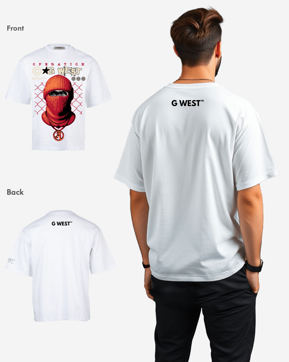 G-WEST OPERATION OVERSIZED TEE