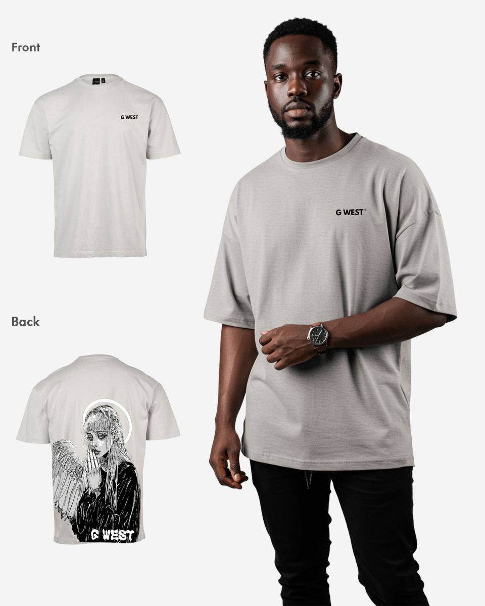 G West Oversized Angel Girl Tee