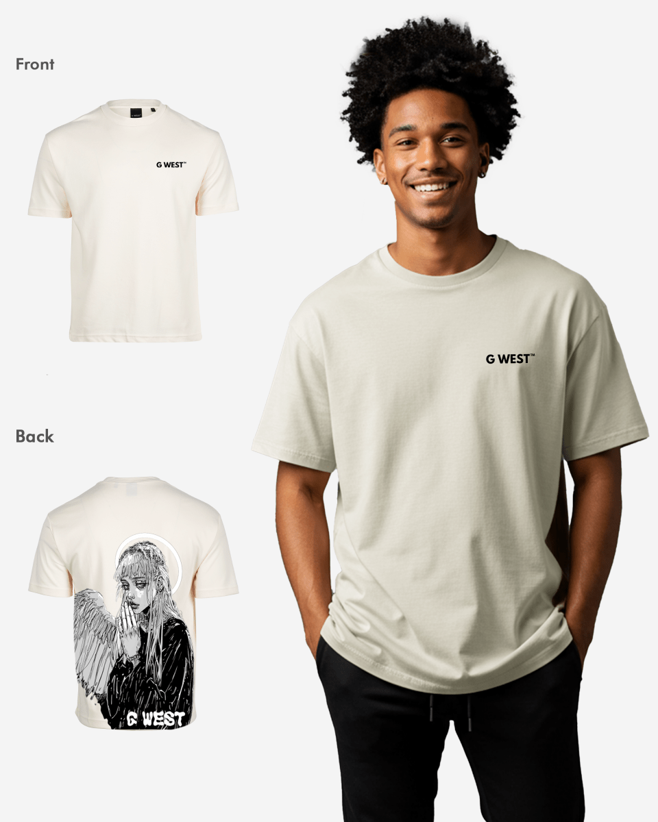G West Oversized Angel Girl Tee