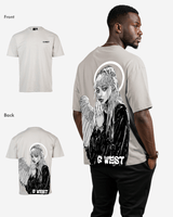 G West Oversized Angel Girl Tee