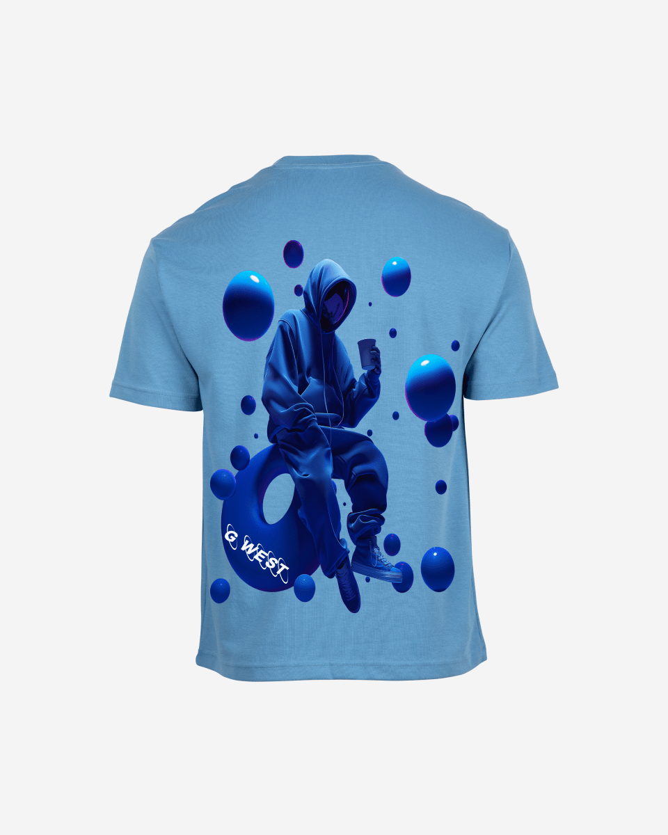 G West Oversized Blue Man Tee