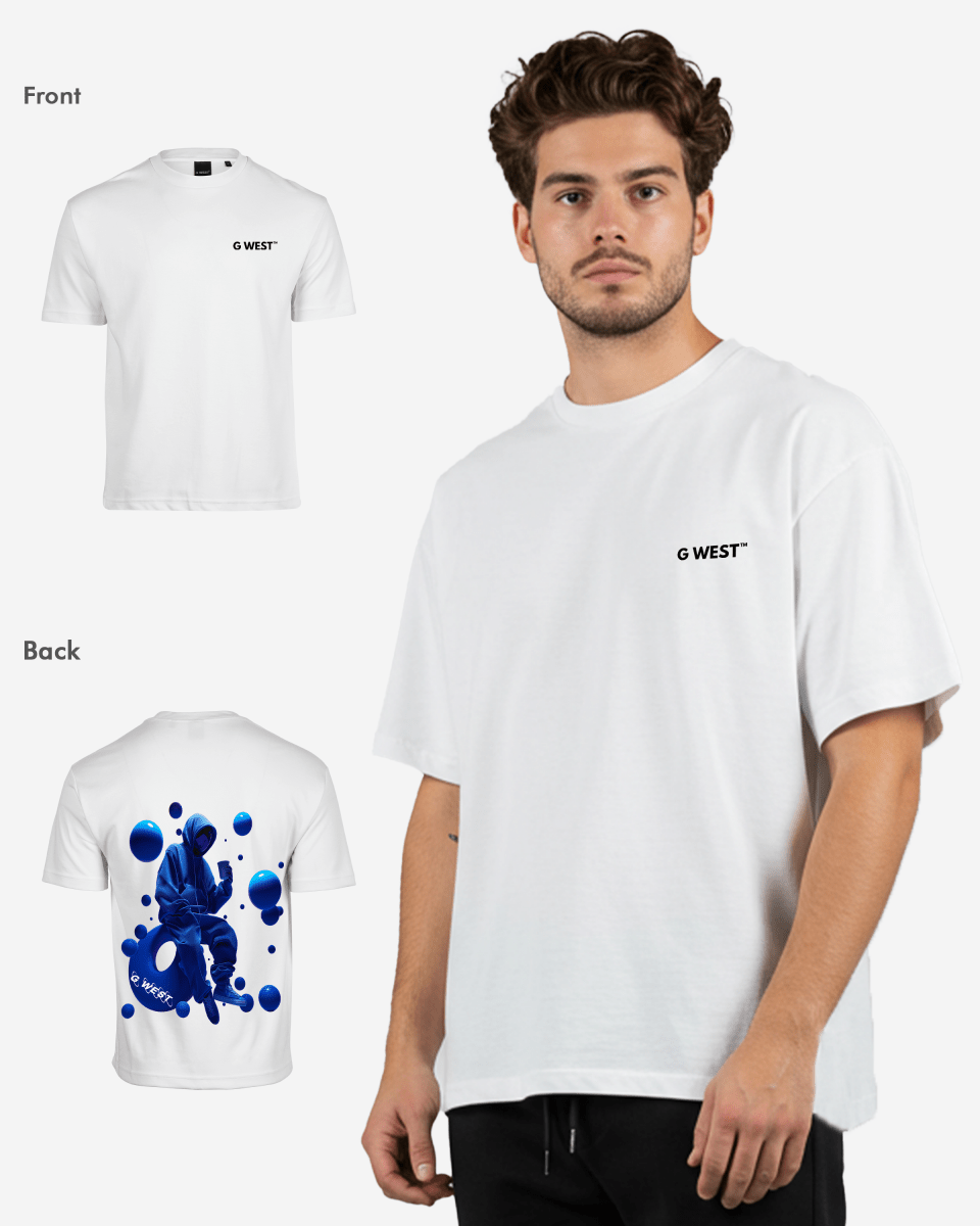 G West Oversized Blue Man Tee