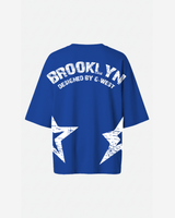 G West Oversized Brooklyn Arch Logo Tee -WOMEN
