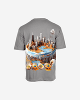 G WEST OVERSIZED CHICAGO CAKE TEE