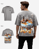 G WEST OVERSIZED CHICAGO CAKE TEE