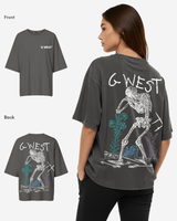 G West Womens Oversized Colors Of Life Tee