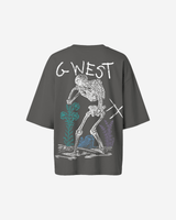 G West Womens Oversized Colors Of Life Tee