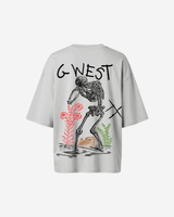G West Womens Oversized Colors Of Life Tee
