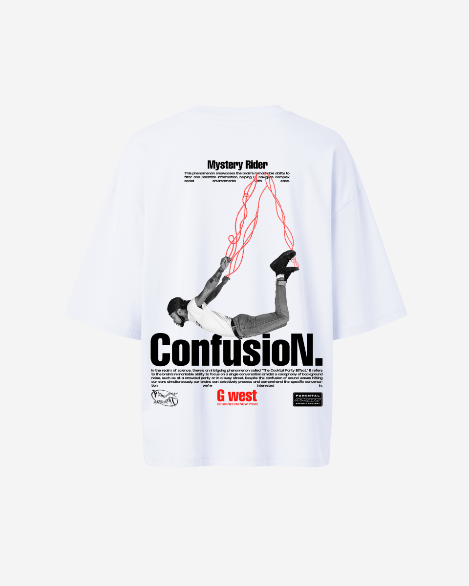 G West Womens Oversized Confusion Tee