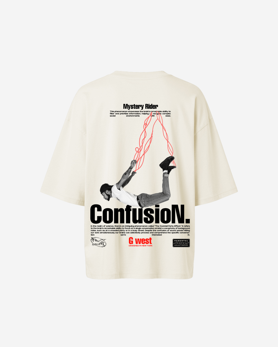 G West Womens Oversized Confusion Tee