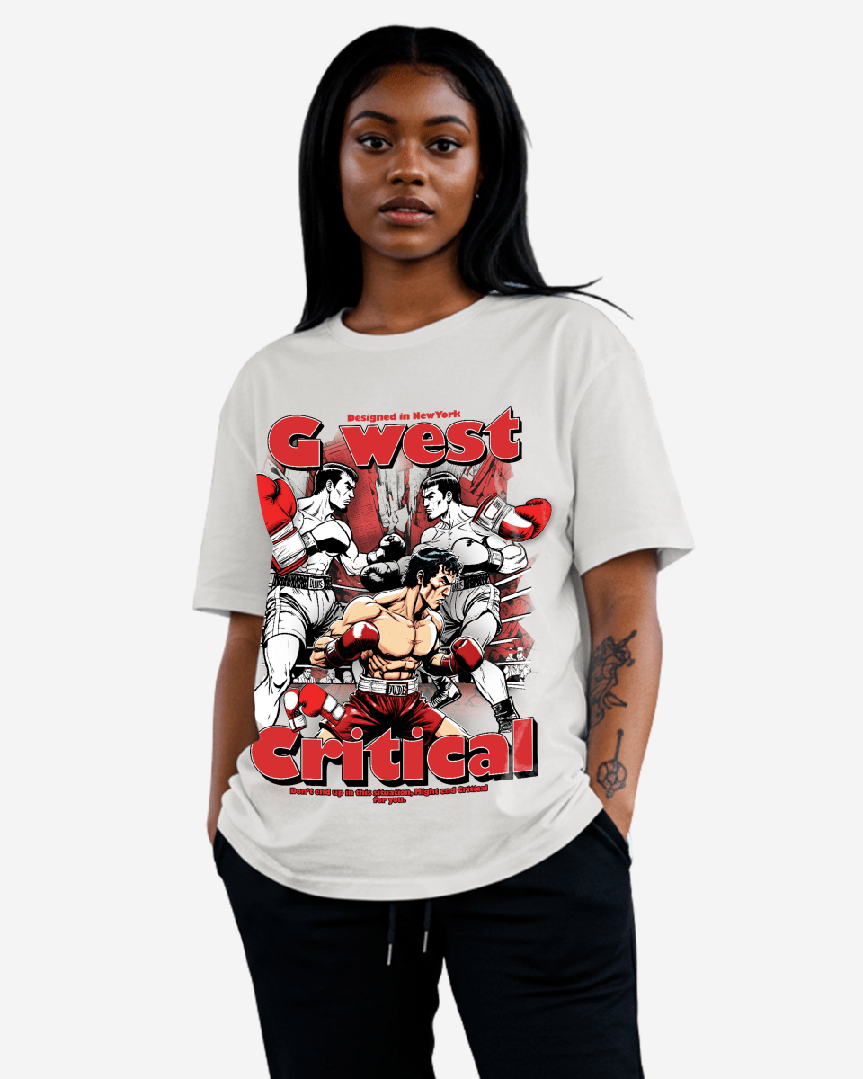 G West Womens Oversized Critical T-Shirt