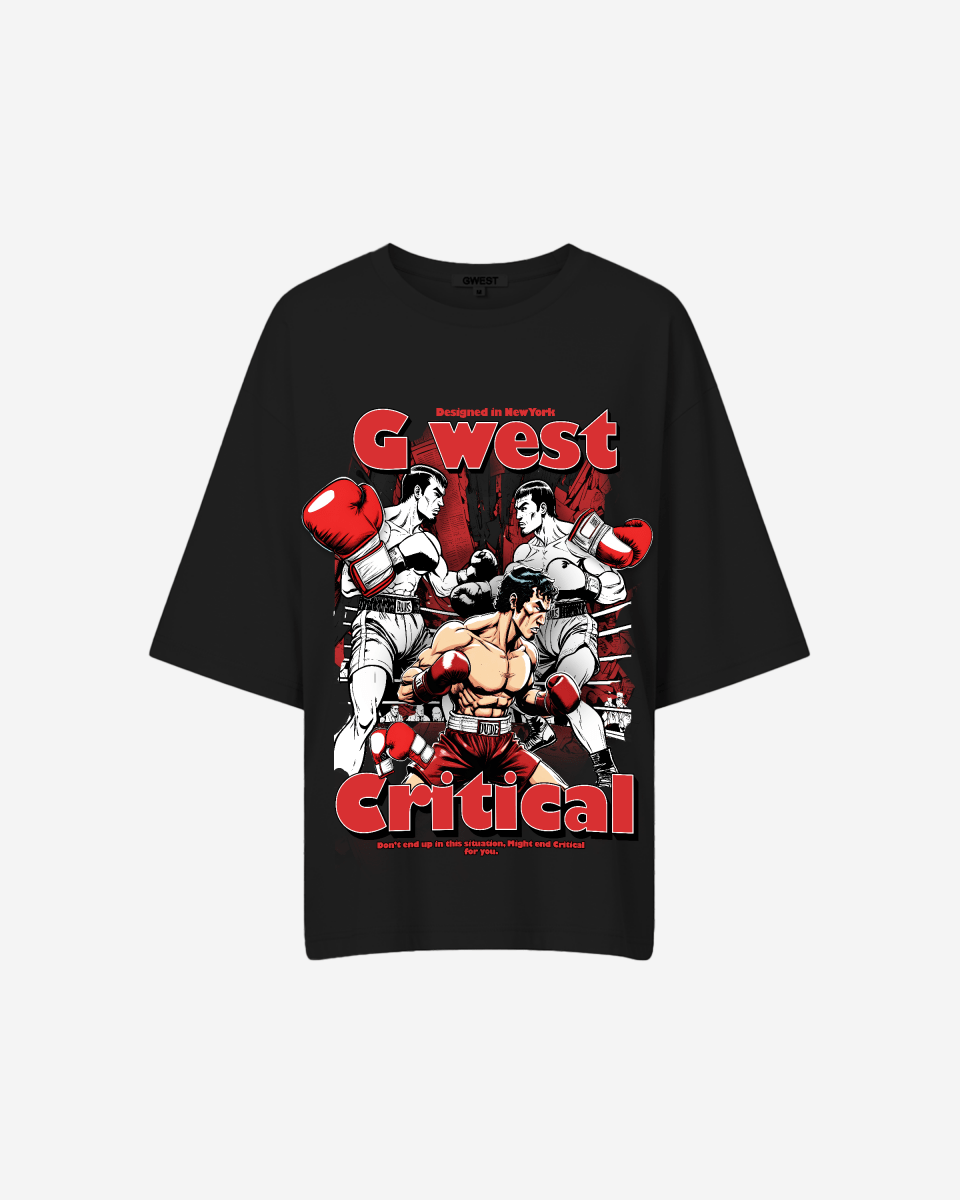 G West Womens Oversized Critical T-Shirt