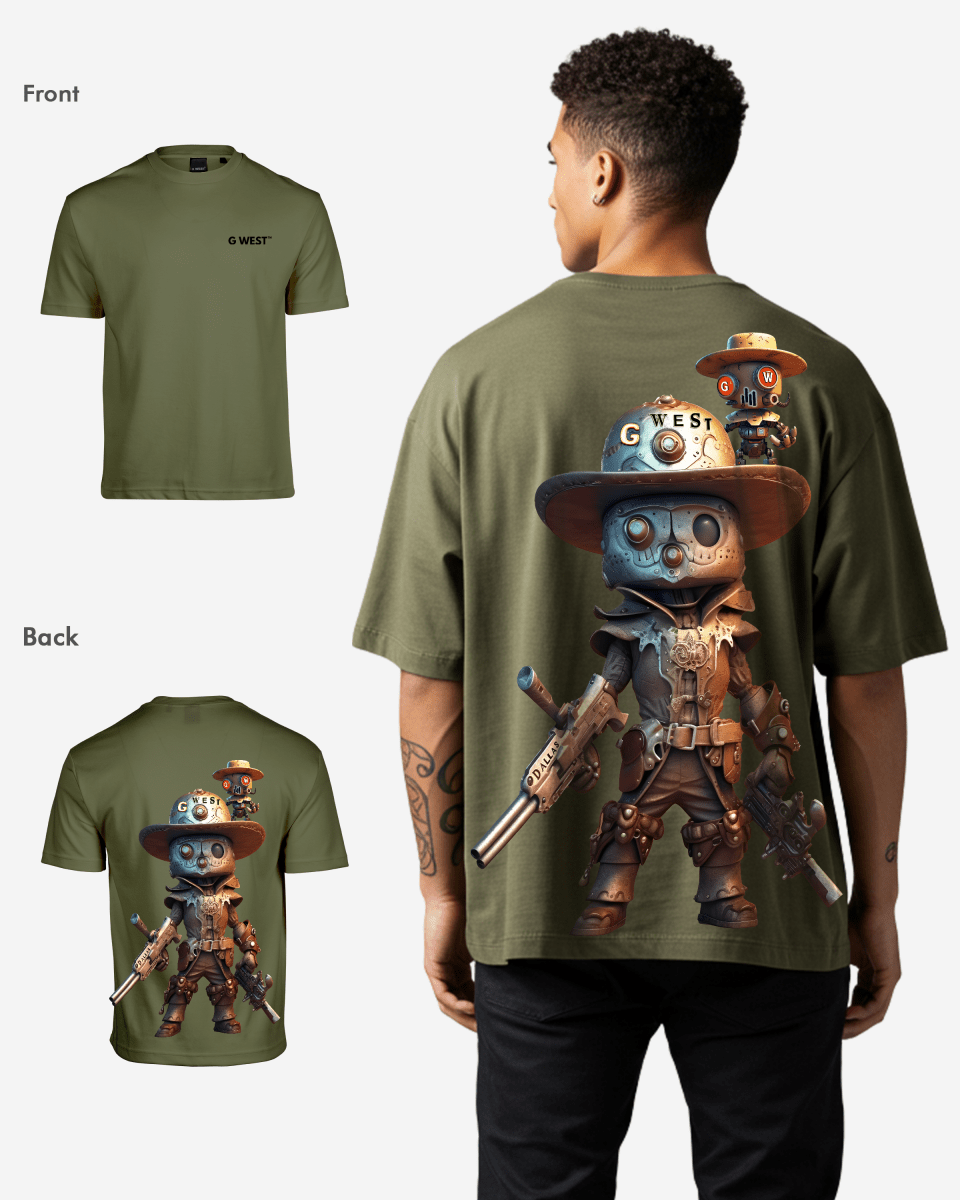 G WEST OVERSIZED DALLAS COWBOY T-SHIRT - 12 COLORS