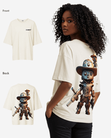 G WEST OVERSIZED DALLAS COWBOY T-SHIRT  - WOMEN