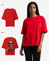 G WEST OVERSIZED DALLAS COWBOY T-SHIRT  - WOMEN
