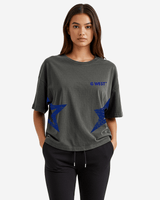 G West Womens Oversized Dallas Logo Tee