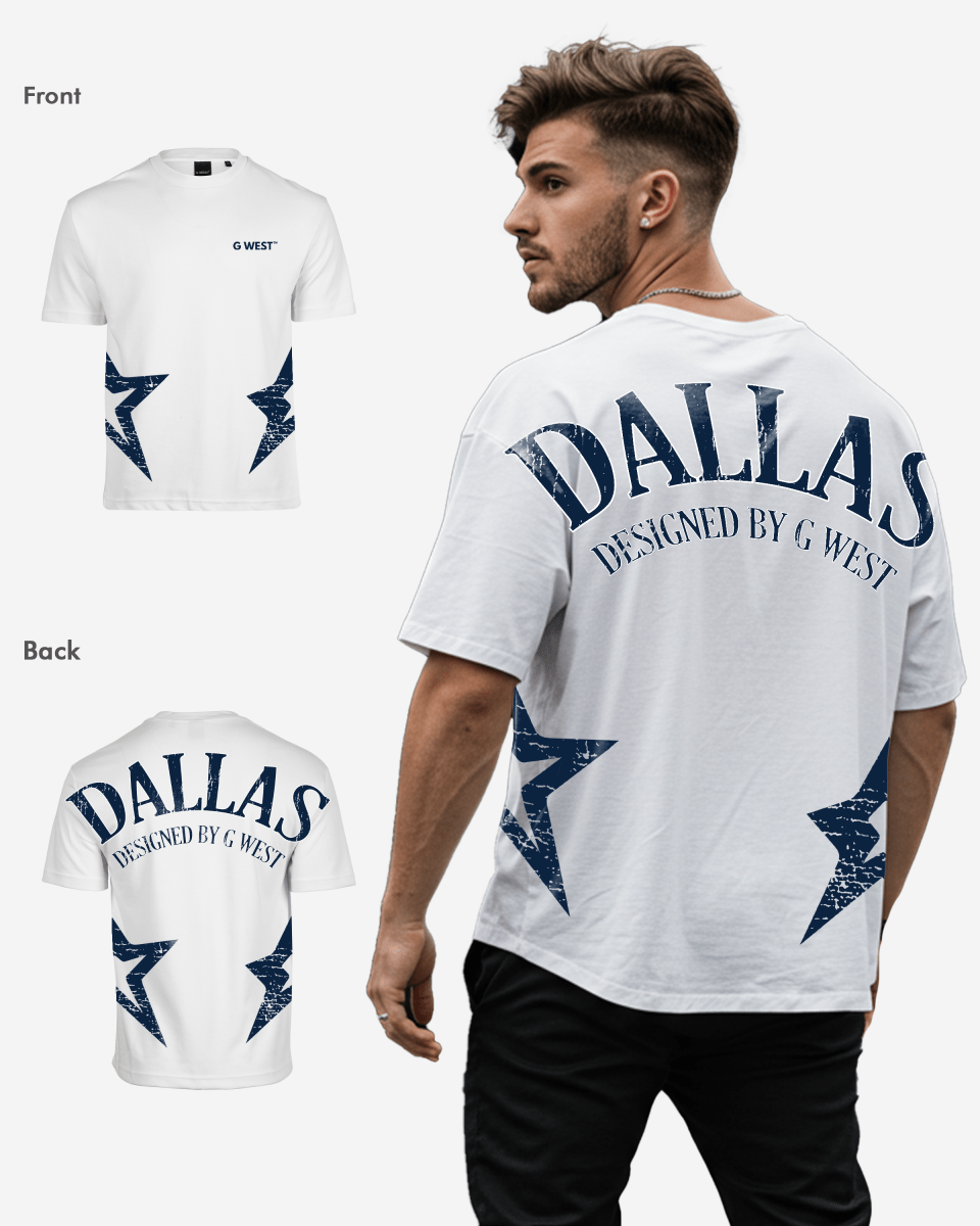G West Oversized Dallas Logo Tee