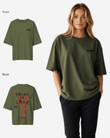 G West Womens Oversized Drunk In Love Tee