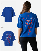 G West Womens Oversized Drunk In Love Tee