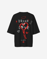 G West Womens Oversized Drunk In Love Tee
