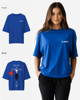 G West Oversized Drunk In Sorrow Tee - WOMEN