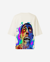G West Oversized Flaming Zombie Tee -WOMEN