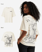 G West Oversized Gratitude Reaper Tee - WOMEN