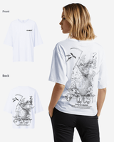 G West Oversized Gratitude Reaper Tee - WOMEN