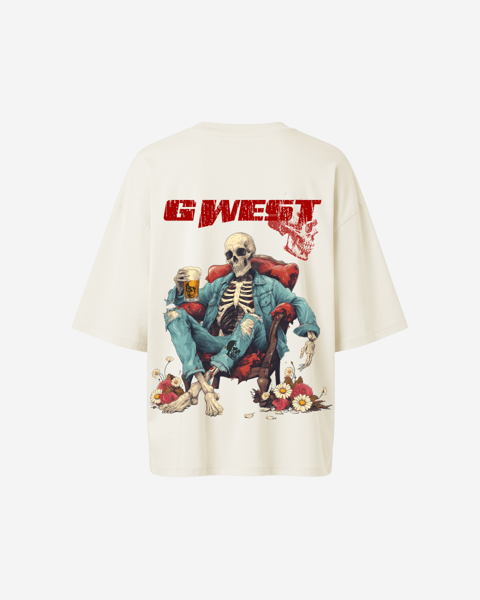 G West Oversized Happy Hour T Shirt - WOMEN