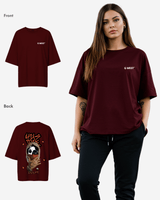 G West Womens Oversized Hustle T-Shirt