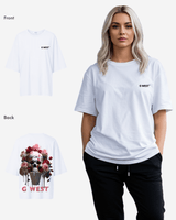 G West Oversized Ice Cream Skull Tee -WOMEN
