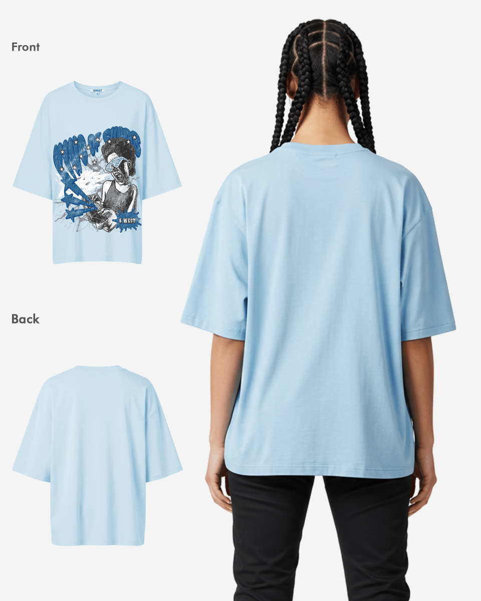 G West Oversized King Of Chaos T Shirt - WOMEN