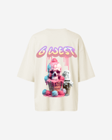 G West Womens Oversized Melting Ice Cream Tee