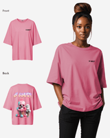 G West Womens Oversized Melting Ice Cream Tee