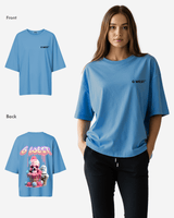 G West Womens Oversized Melting Ice Cream Tee