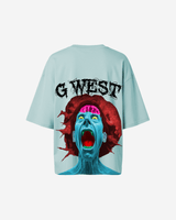 G West Oversized Premium Erupt Brain T-Shirt - WOMEN