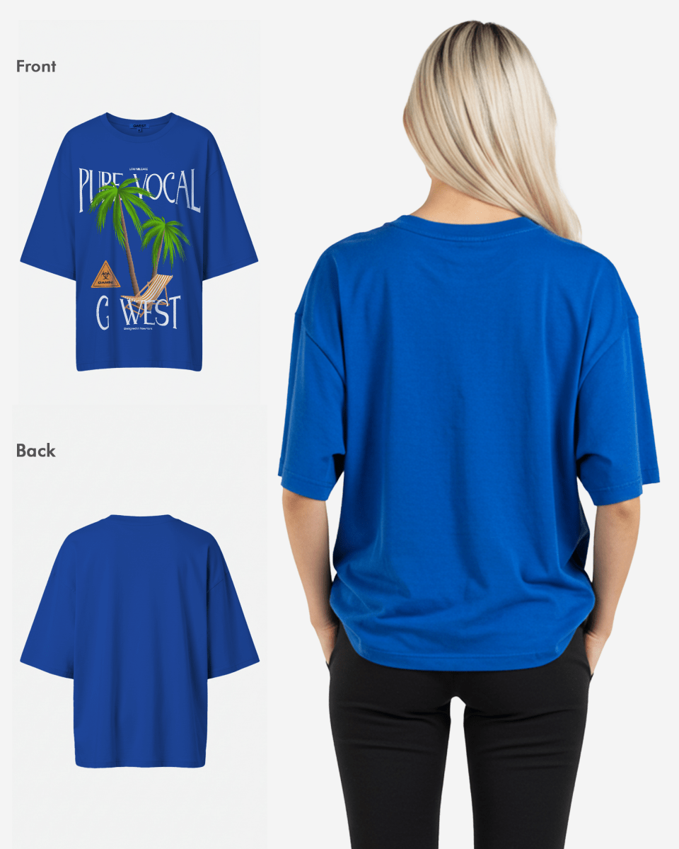 G West Oversized Pure Vocal T Shirt  - WOMEN